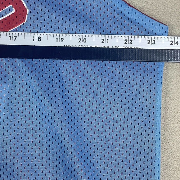Nickelodeon Hey Arnold Large Blue Red Reversible Gerald Basketball Jersey #33 - Picture 4 of 9